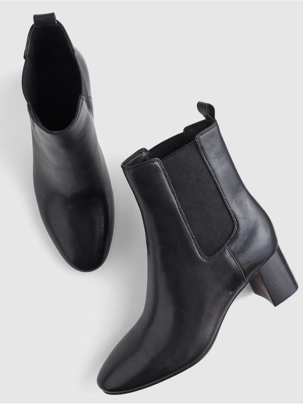 NIB! MADEWELL Women’s The Sylvia Chelsea Boot True Black Leather Size 11 NX087